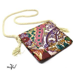 Vintage Shirl Miller Purse Colorful Patchwork Design Small Shoulder Bag -Hey Viv
